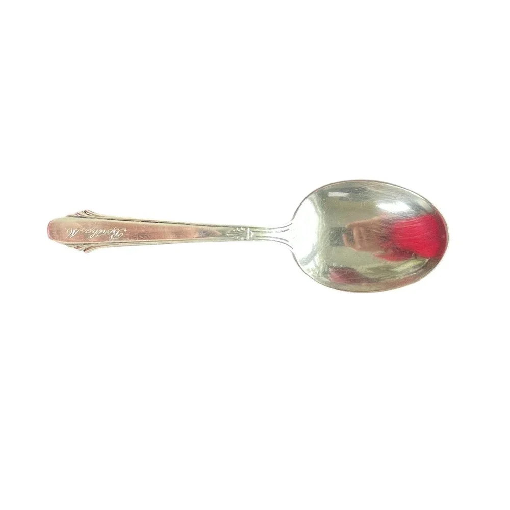 Gorham Hunt‎ Club Sterling Silver Tablespoon Bertha M. Engraved Pat 1910 6.75 in
